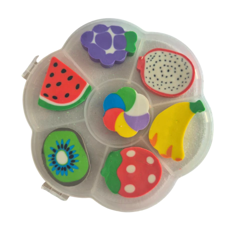 Kit com 07 borrachas sortidas - comprar online