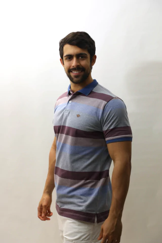POLO LISTRA PIQUET ESP. C ELASTANO - comprar online