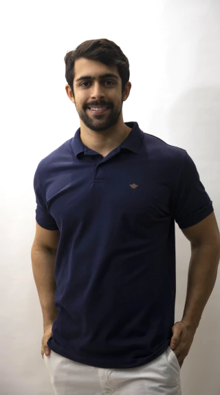 Camisa Polo Piquet Couro Aguia na internet