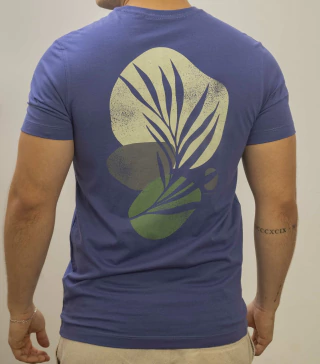 T-Shirt Palm blue - comprar online