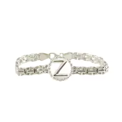 VI-PU 20 Pulseras Iniciales Plata 925 (18 cm) - Stal Joyas