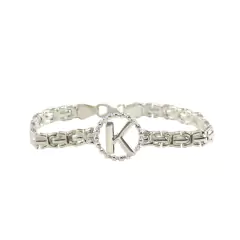 VI-PU 20 Pulseras Iniciales Plata 925 (18 cm) - tienda online