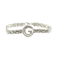 Imagen de VI-PU 20 Pulseras Iniciales Plata 925 (18 cm)