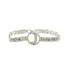 VI-PU 20 Pulseras Iniciales Plata 925 (18 cm)