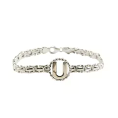 VI-PU 20 Pulseras Iniciales Plata 925 (18 cm) - comprar online