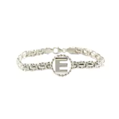VI-PU 20 Pulseras Iniciales Plata 925 (18 cm) - Stal Joyas