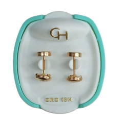 CH 190-00 Abridor Oro 18K (Cubic Rosa 5.5 mm) - comprar online