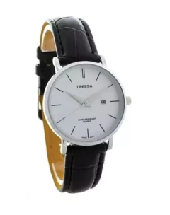 BARRY - 000 Reloj Cuero Negro/Plateado Caballero