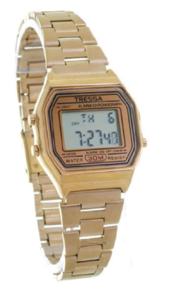 Grappa -000 Reloj Tressa Vintage Metal (Rose - Digital)