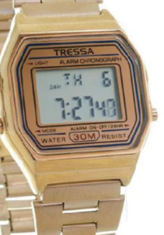 Grappa -000 Reloj Tressa Vintage Metal (Rose - Digital) en internet