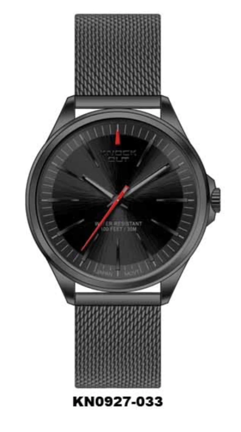 KO 0927-033 Reloj Caballero (Malla Metal Negro)