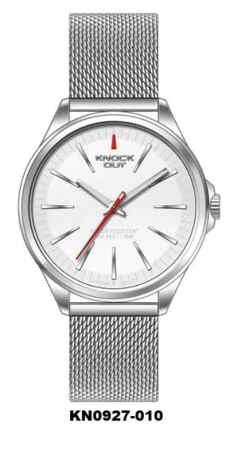 KO 0927-010 Reloj Caballero (Malla Metal Plateado)