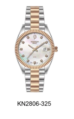 KO Reloj 2806-325 (Plateado/Rose con fondo nacar)
