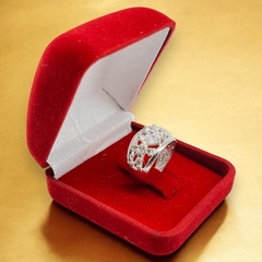 AG-542-PL Anillo Premium Flor Plata 925 (SIN ESTUCHE)