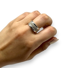 AG-599-PL Anillo Premium Piedras Blancas Plata 925