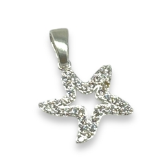 0.7 gr Dije Estrella de Mar (13 mm) Plata 925