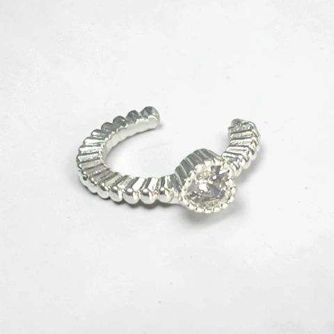 SIN-972 Aro Cuff - Últimas Unidades Acero Blanco.