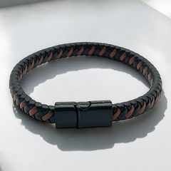 CUERO-1 Pulsera Cuero y Cierre Imantado Premium - Stal Joyas