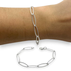 8852-2 Pulsera Forcet Acero Blanco