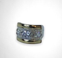 AG220 Anillo Plata y Oro - comprar online