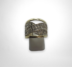 AG573 Anillo Plata y Oro - Stal Joyas