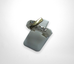AG401 Anillo Plata y Oro - comprar online