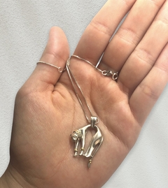 AG 14 Dije Pantera Premium Plata y Oro - Stal Joyas