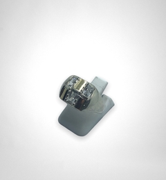 AG 389 Anillo de Plata y Oro con Piedras - comprar online