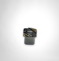 AG 351 Anillo de Diseño Plata y Oro en internet