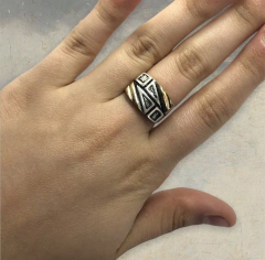 AG 351 Anillo de Diseño Plata y Oro