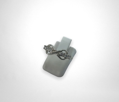 AG 454 Anillo Infinito con Brillos Plata 925 - comprar online