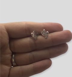Art 1 Aritos de Cactus Plata 925