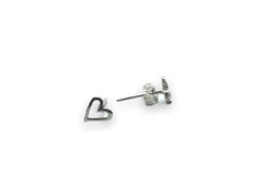 ART 1 Aros de Corazón Finito -5 Plata 925
