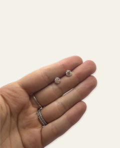 ART 3 Aros de Piedras - Variedad de Colores Plata 925 - comprar online