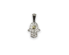 MADJ20 2.6 gr Dije Mano de Fatima Plata 925 y Oro - comprar online