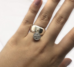 AN-RU 349SB Anillo Religioso Reversible Colgante Plata 925 en internet