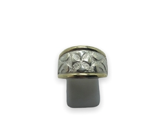 AN-RU 226 Anillo Religioso Plata y Oro - comprar online
