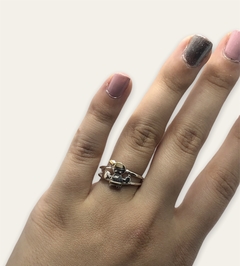 AN 1563 N-V Anillos Nena-Nene Plata y Oro en internet