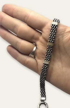 PU PAYASON 5 Pulsera Plata y oro