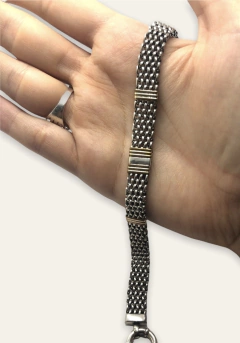 PU PAYASON 9 Pulsera Plata y oro