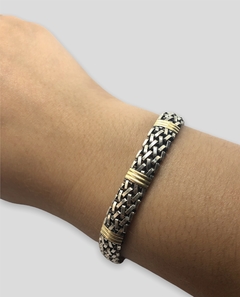 PU PAYASON 11 Pulsera Plata y oro