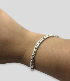 MAR 5 Pulsera Finita Entrelazada Plata 925