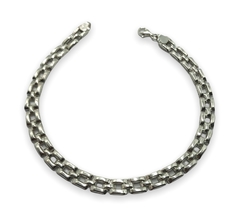 VI-PU 6 Pulsera Finita Entrelazada Plata 925 en internet