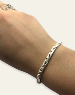 MAR 4 Pulsera Finita Entrelazada (18-21cm) Plata 925
