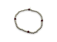 Cri 482 Pulsera Elastizada Roja Plata 925 - comprar online