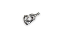 CRI 293 Dije Corazon con Cubics Plata 925 - comprar online
