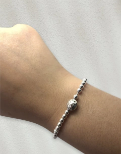 CRI 335 Pulsera Bolitas Regulable Plata 925