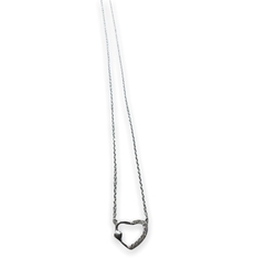 3.5 gr Conjunto Corazon Cubics con Cadena Plata Italiana en internet