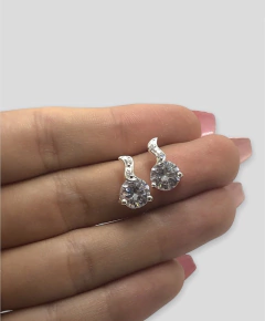 3.8 gr Aros Piedra - Variedad de colores - Últimas Unidades Plata Italiana - Stal Joyas