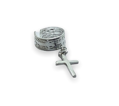 1 gr Aro Cuff Cruz Colgante Plata 925 en internet